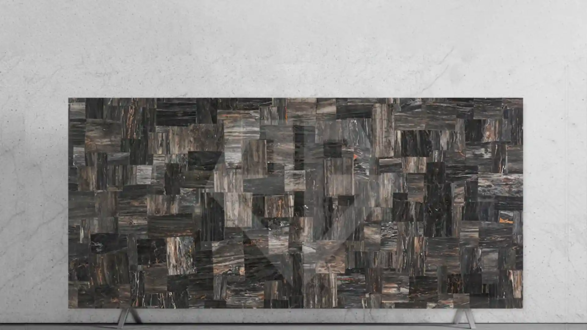 Black Petrified Wood Retro
