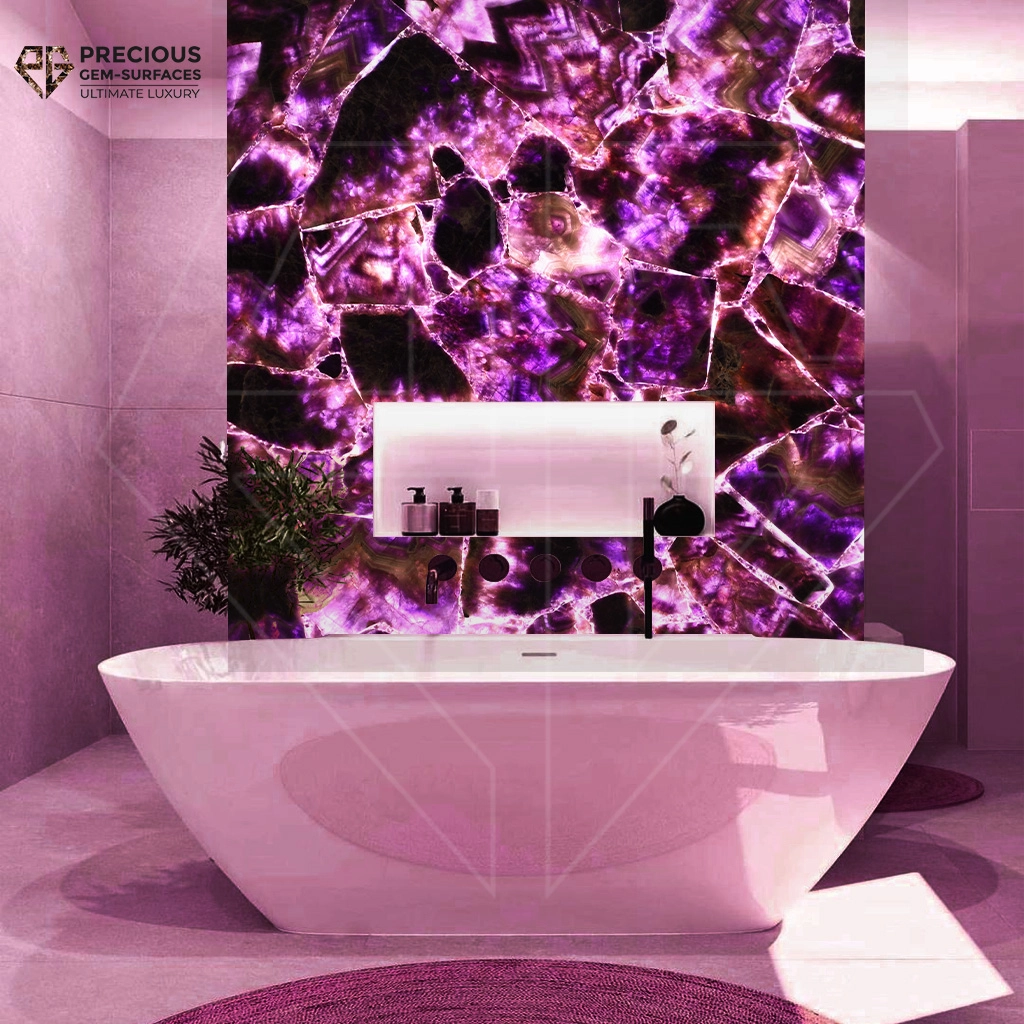 Polished Semi Precious Slab