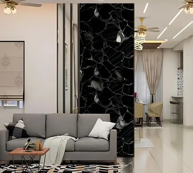 Obisidian Black With Silver