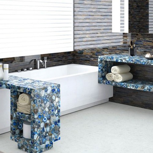 Blue Agate Slab Blue Agate Slab