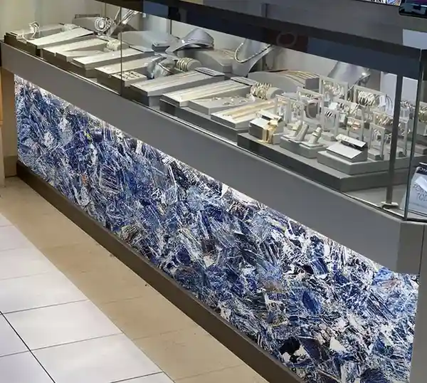 Sodalite Blue Natural Stone Texture